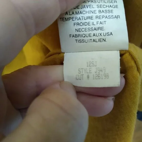 Eileen Fisher Gray Lined Long Windbreaker Size L - Picture 7 of 7